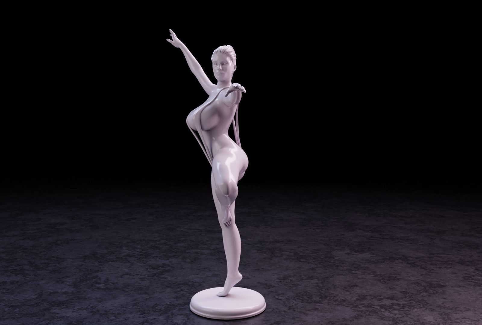 Sexy girl 142 3D print model_7