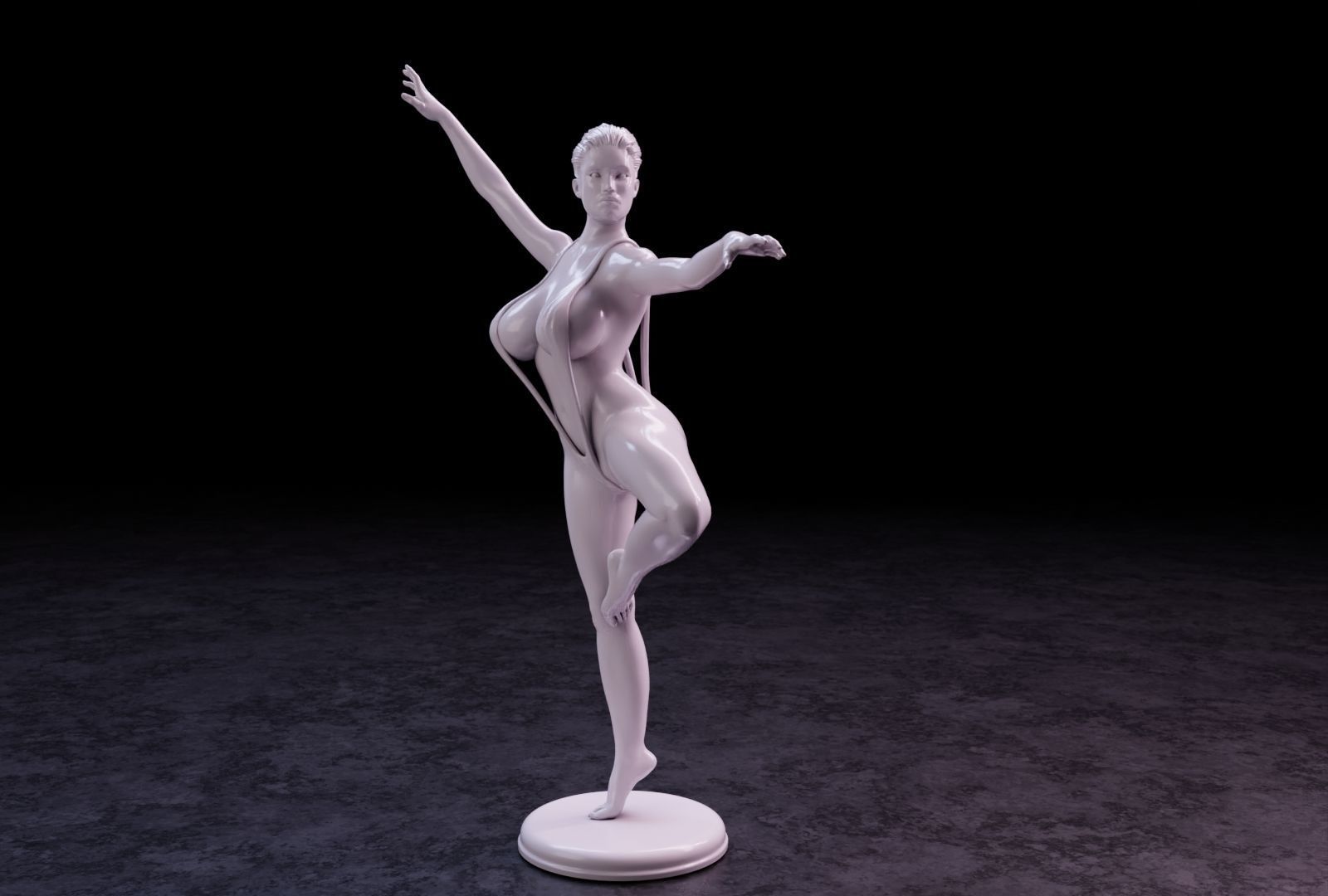 Sexy girl 142 3D print model_4