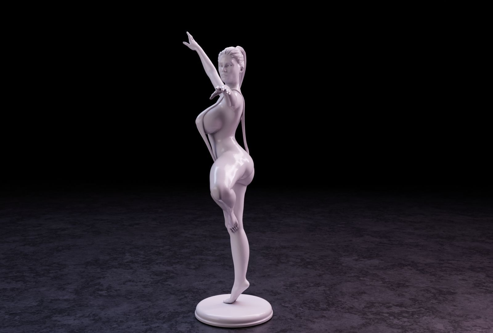 Sexy girl 142 3D print model_9