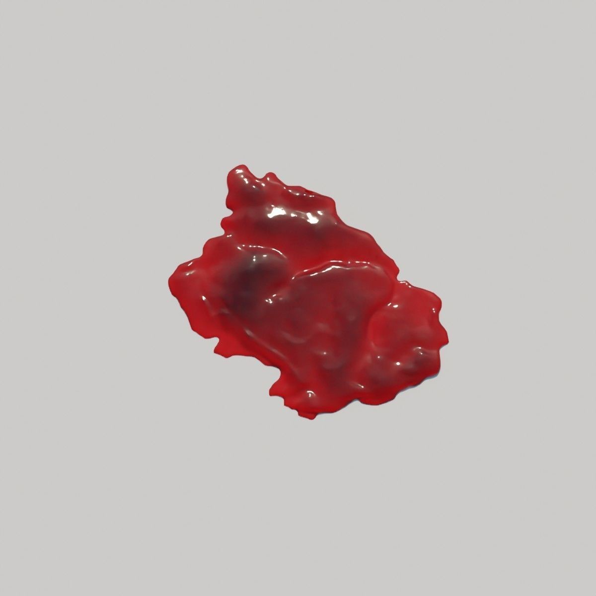 Animated Blood Spilling 3 3D model_4