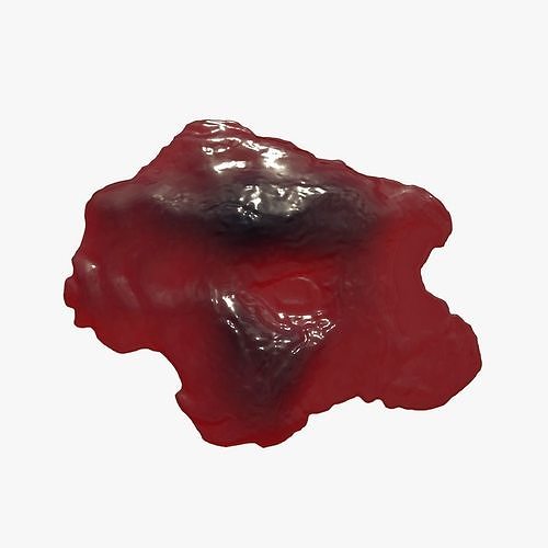 Animated Blood Spilling 3 3D model