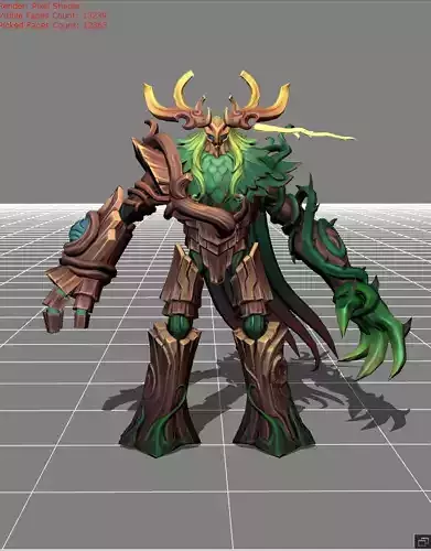 Belerick Guard of Nature Skin 3D model