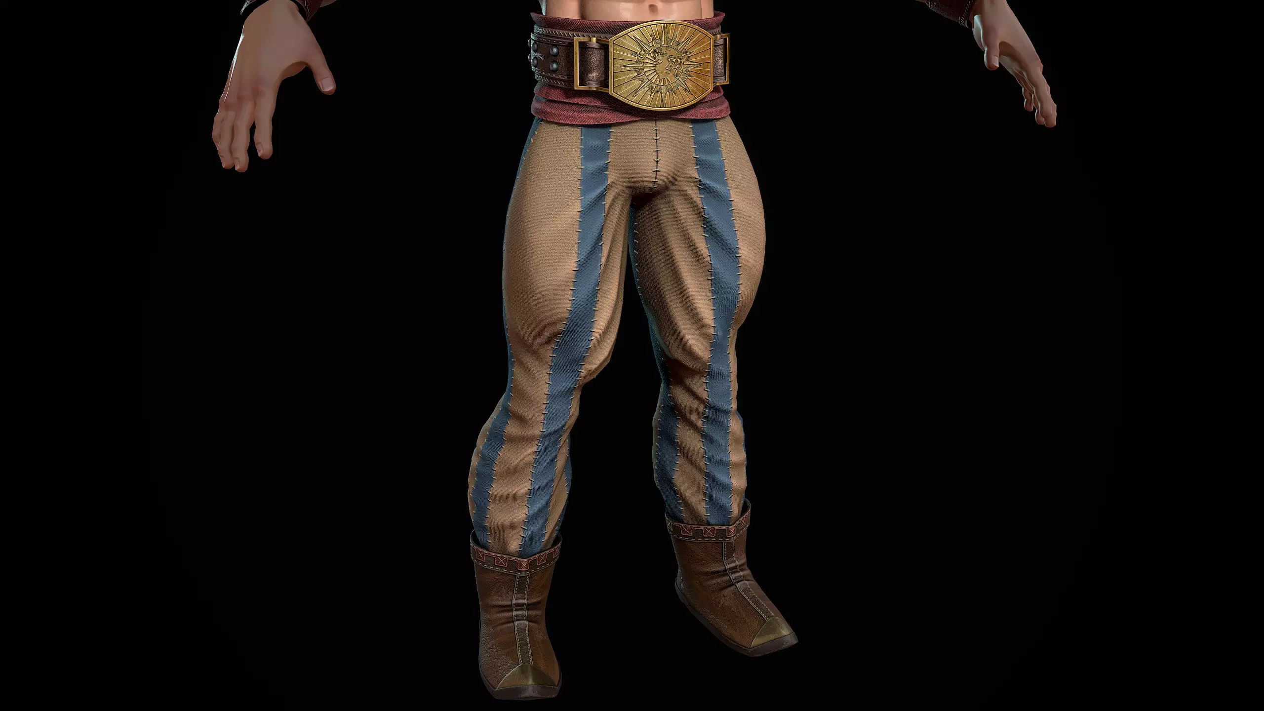 Escanor Free low-poly 3D model_9