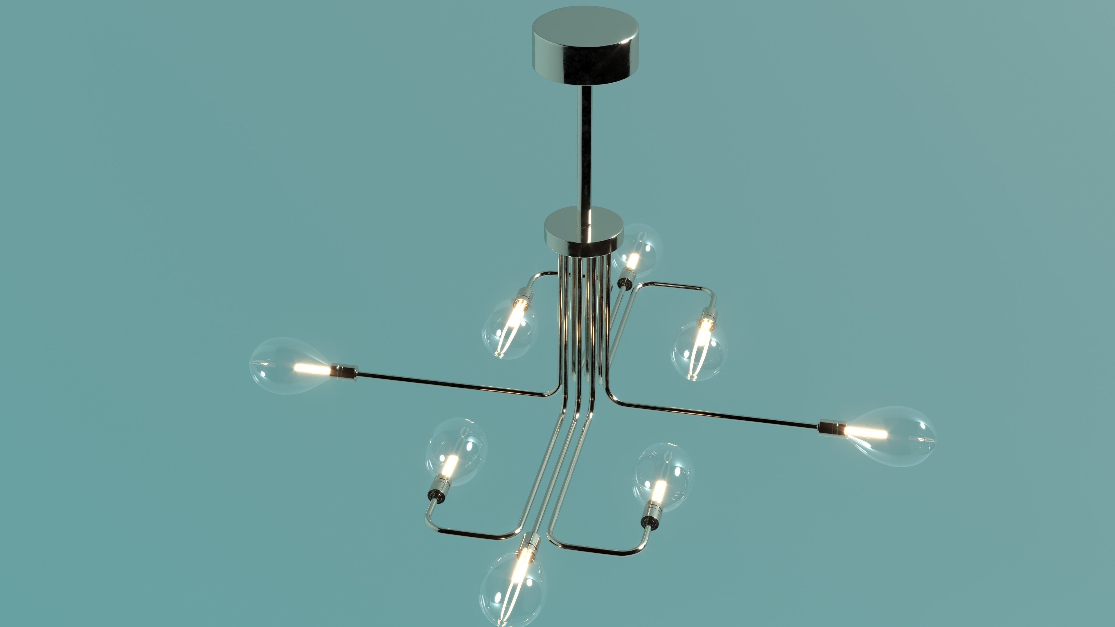 metal ceiling  3D model_2