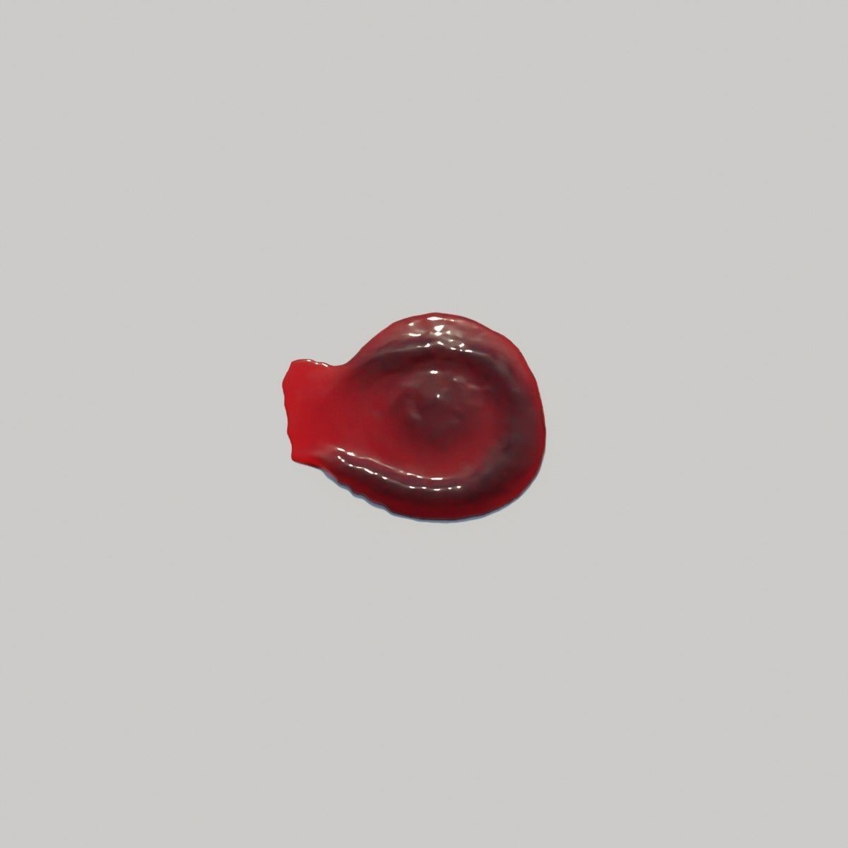 Animated Blood Spilling 2 3D model_2