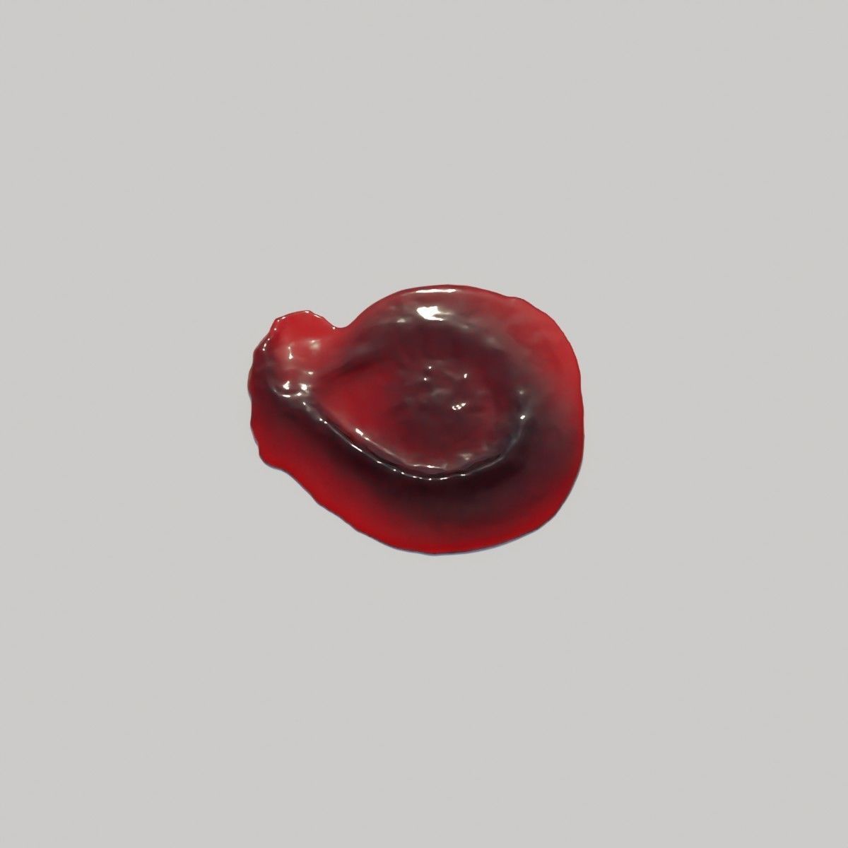 Animated Blood Spilling 2 3D model_3