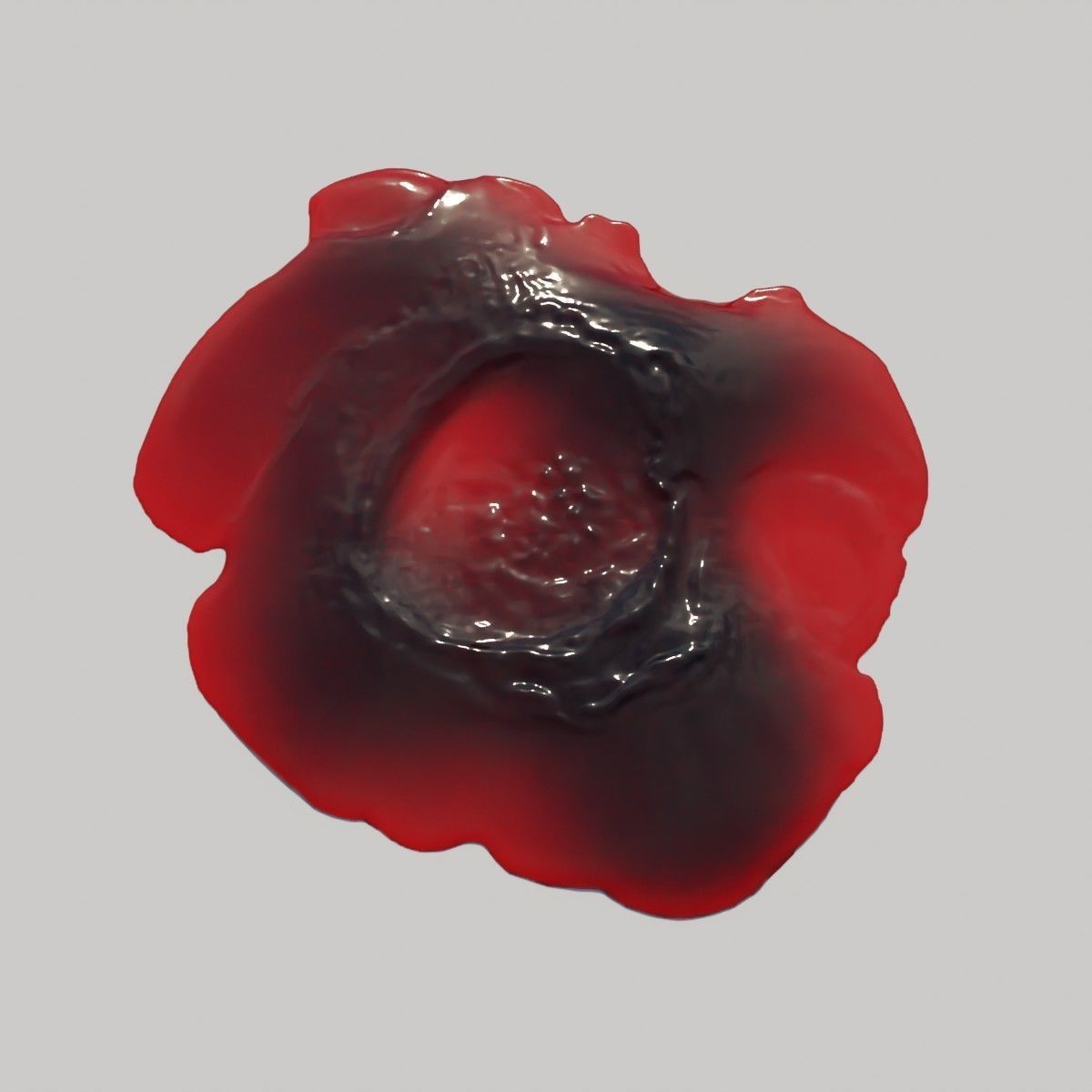Animated Blood Spilling 2 3D model_10