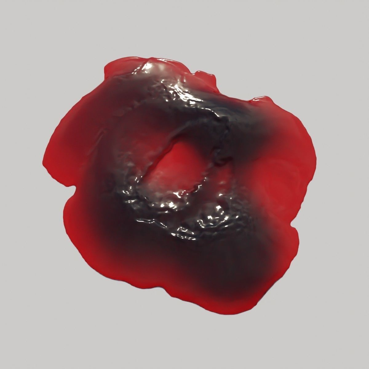 Animated Blood Spilling 2 3D model_11