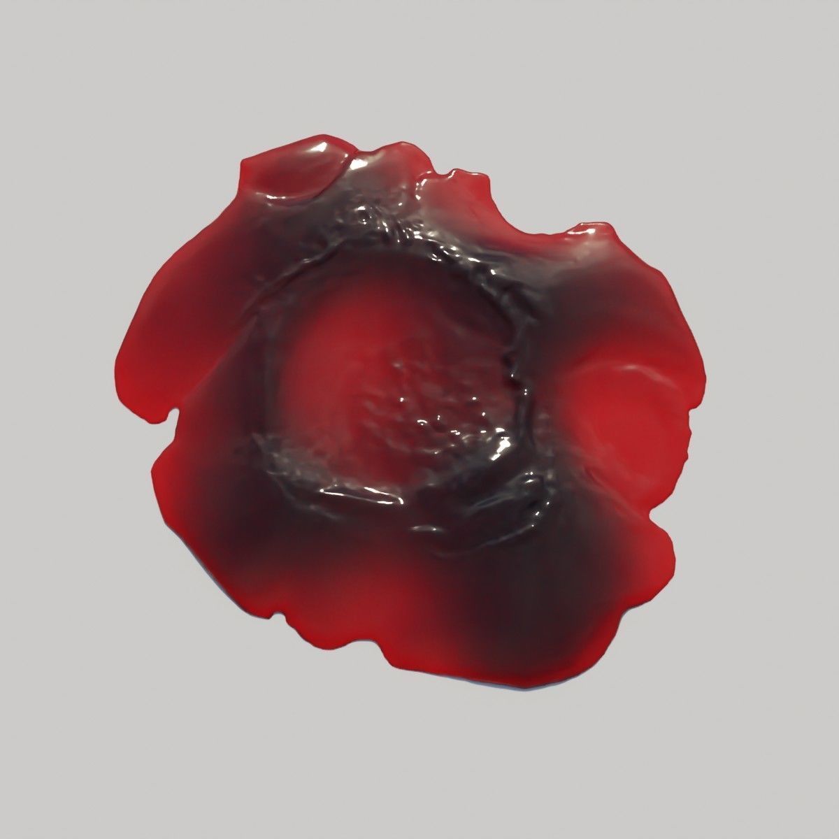 Animated Blood Spilling 2 3D model_9
