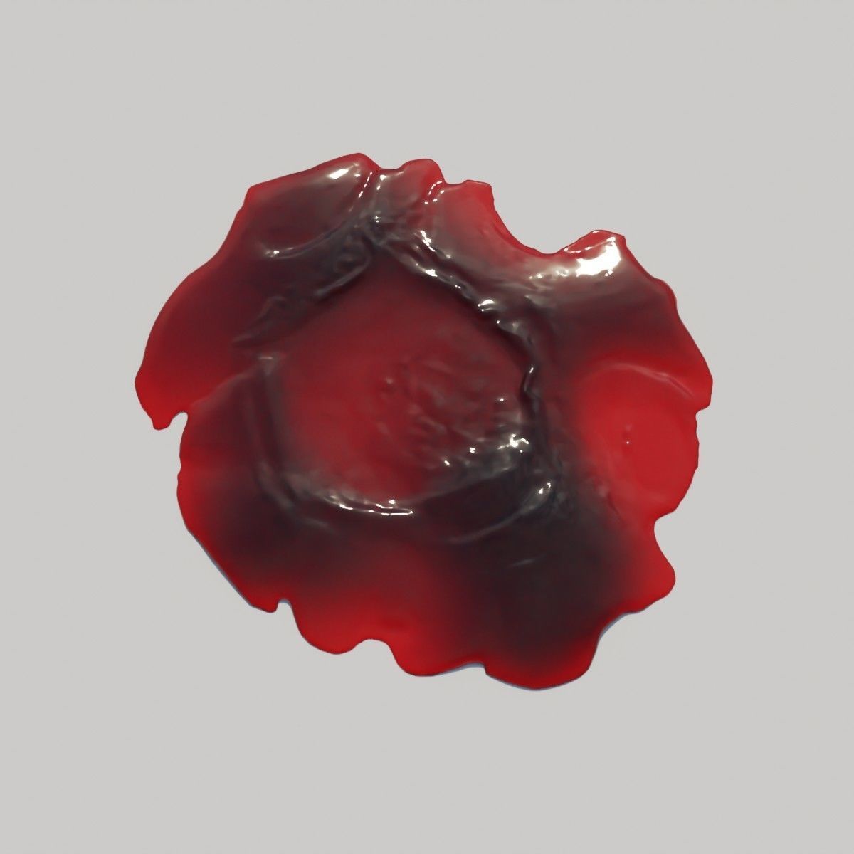 Animated Blood Spilling 2 3D model_8