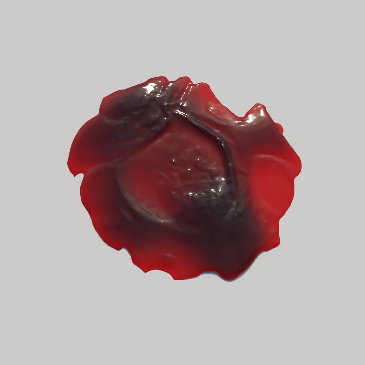 Animated Blood Spilling 2 3D model_7