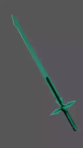 Sword art online Dark Repulser  Sword Kirito 3D model