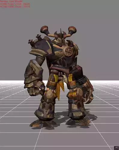 Belerick Torch Guardian Skin  3D model