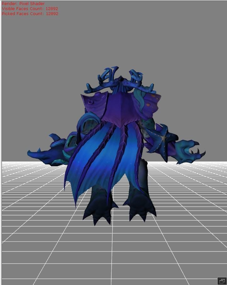 Belerick The Deep One Skin 3D model_3