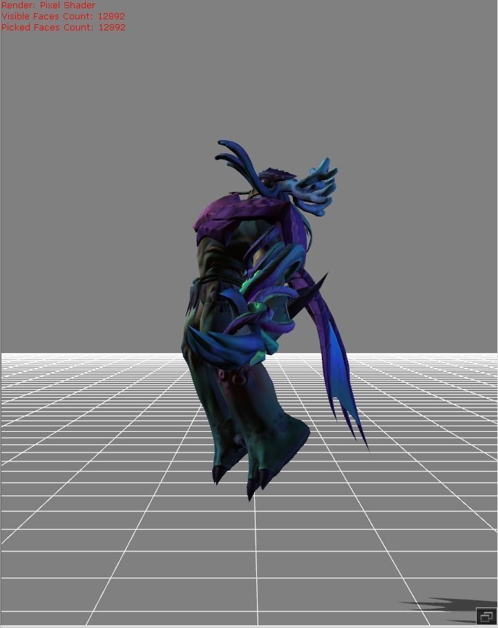 Belerick The Deep One Skin 3D model_2