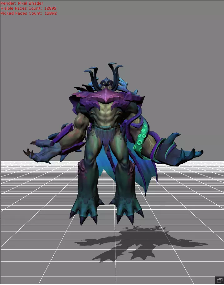 Belerick The Deep One Skin 3D model_0