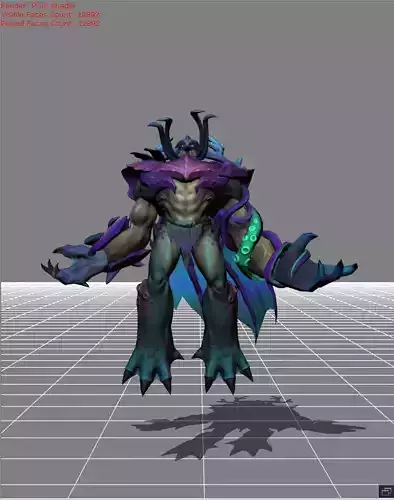 Belerick The Deep One Skin 3D model