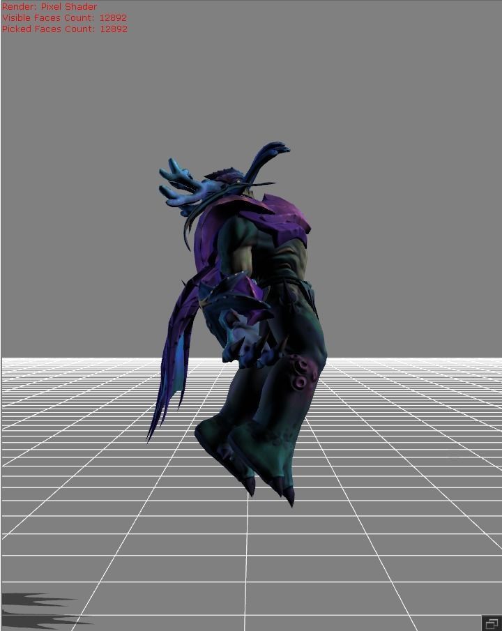 Belerick The Deep One Skin 3D model_1