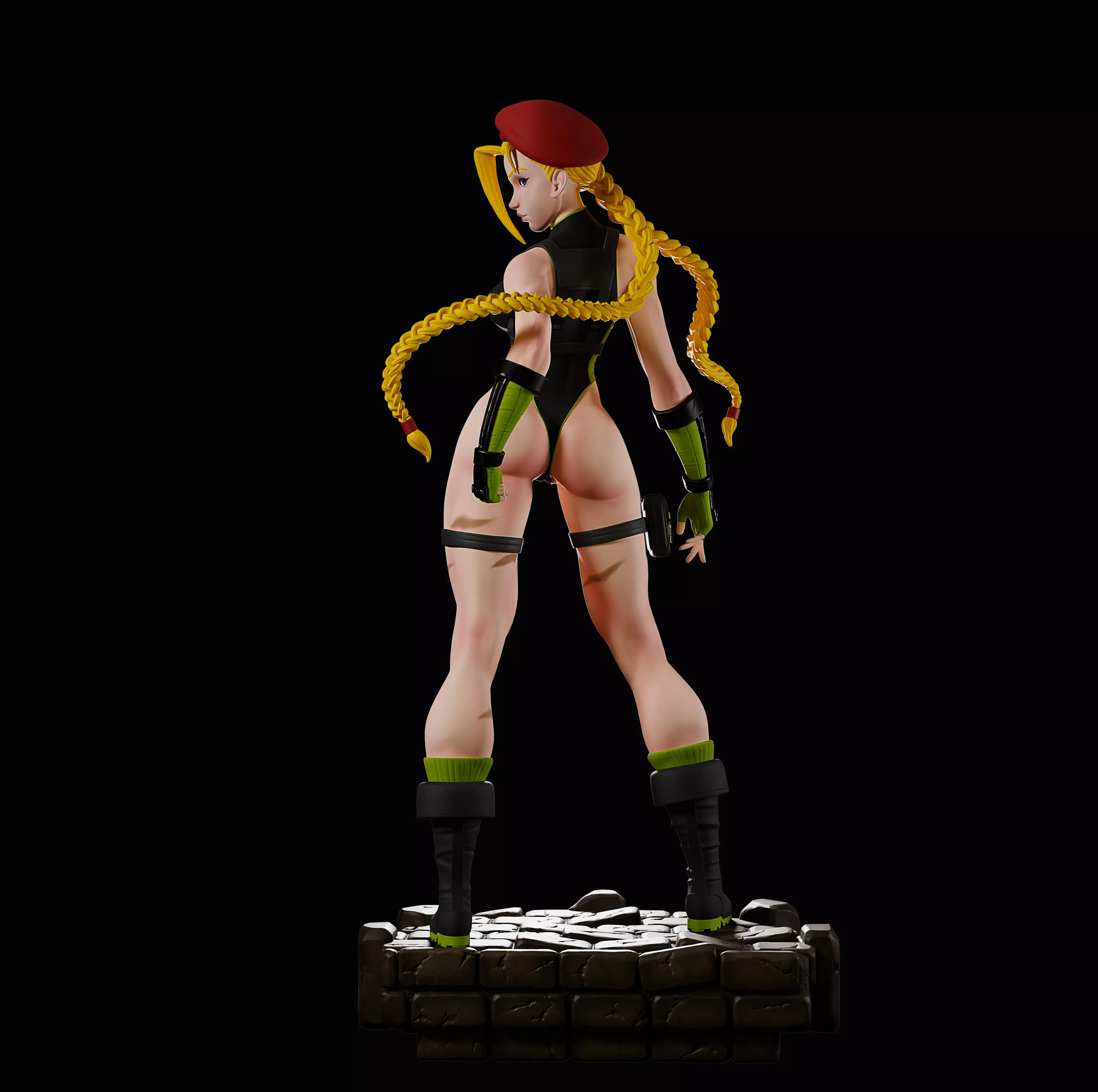 cammy street fighter 3D print model