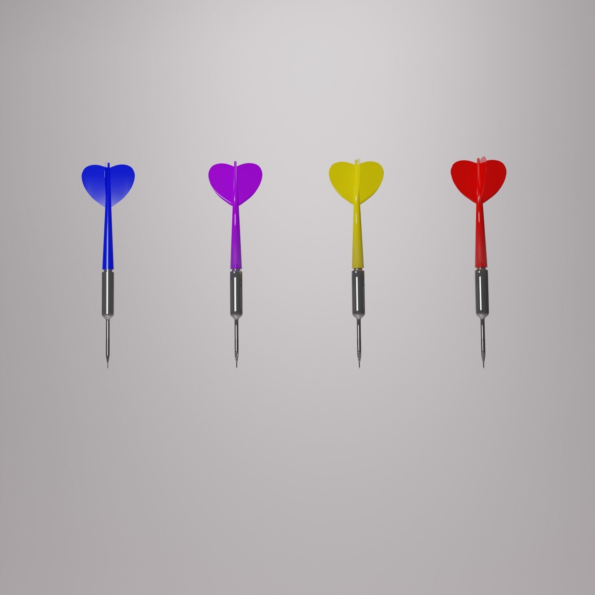 DART GAME 3D model_4