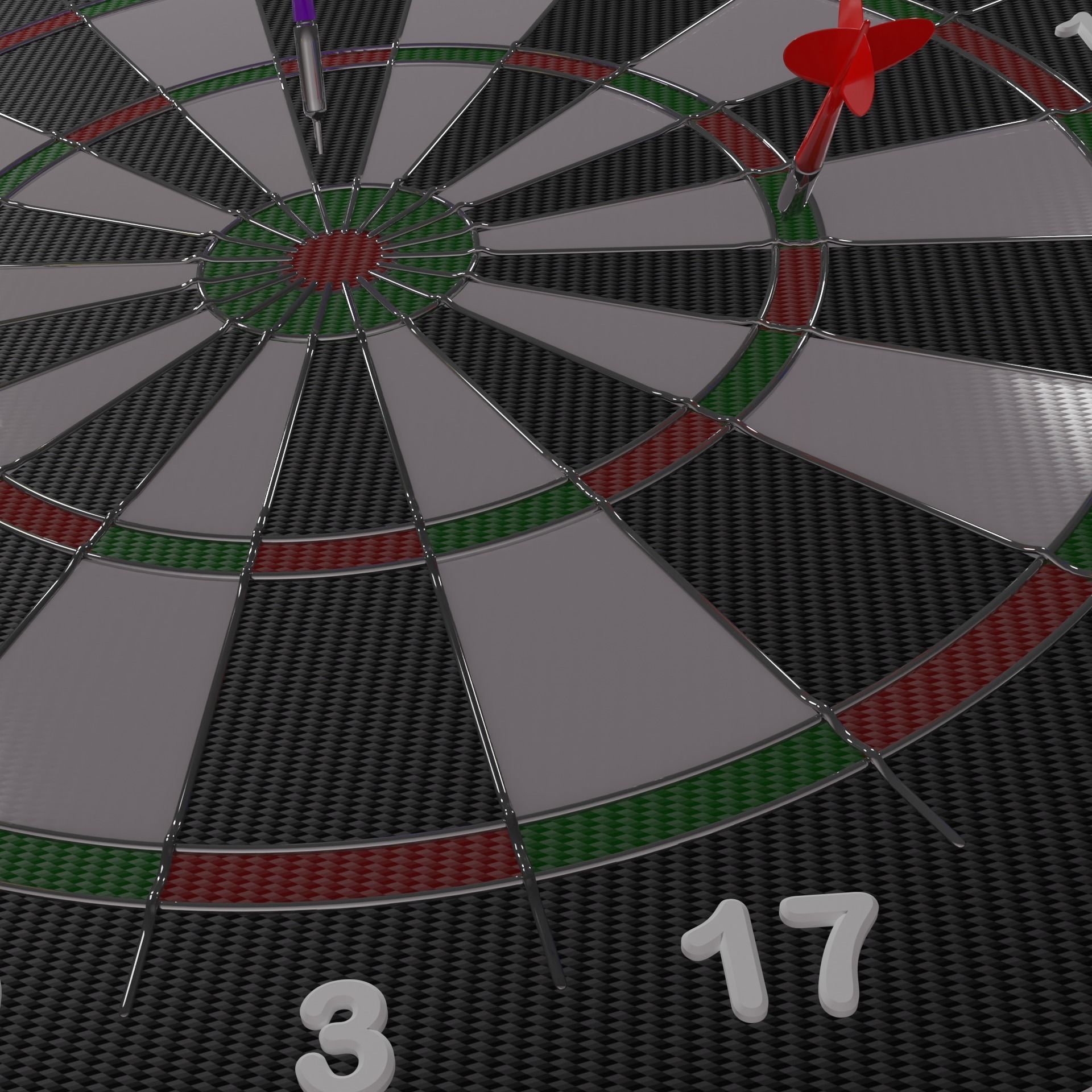 DART GAME 3D model_3