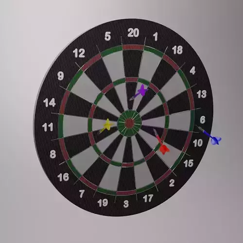 DART GAME 3D model