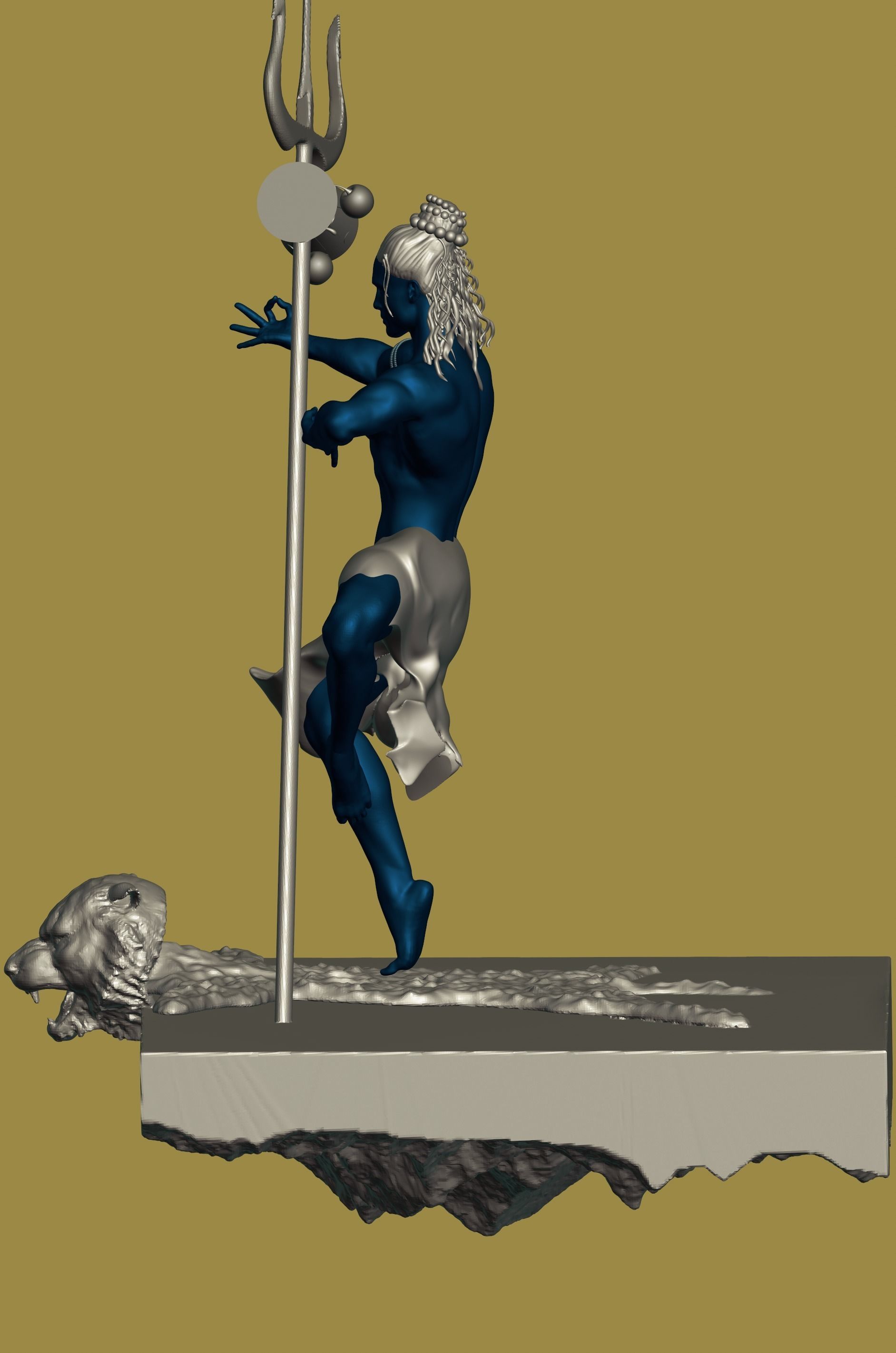 Shiva 3D print model_1