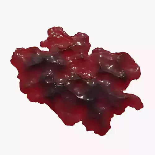 Animated Blood Spilling 14 3D model