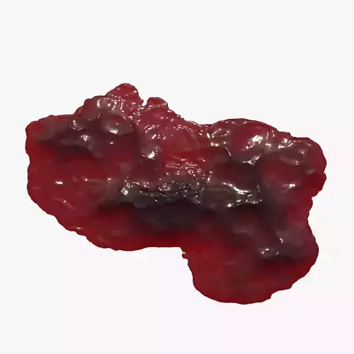 Animated Blood Spilling 13 3D model