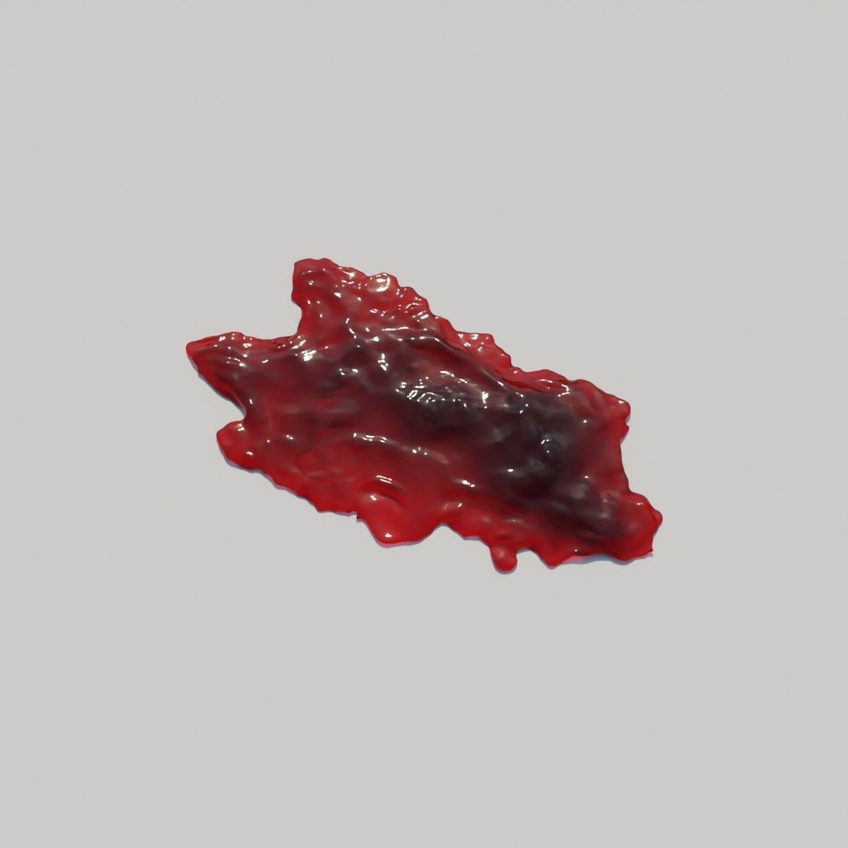 Animated Blood Spilling 13 3D model_3