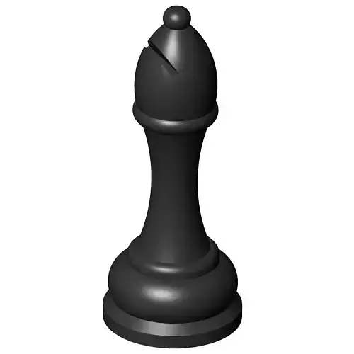 Chess pieces 3d model 
