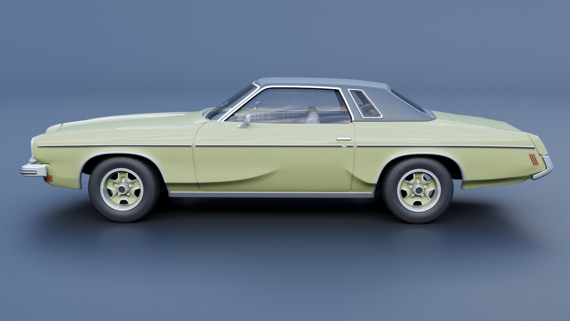 Oldsmobile Cutlass Supreme 1973  3D print model_3