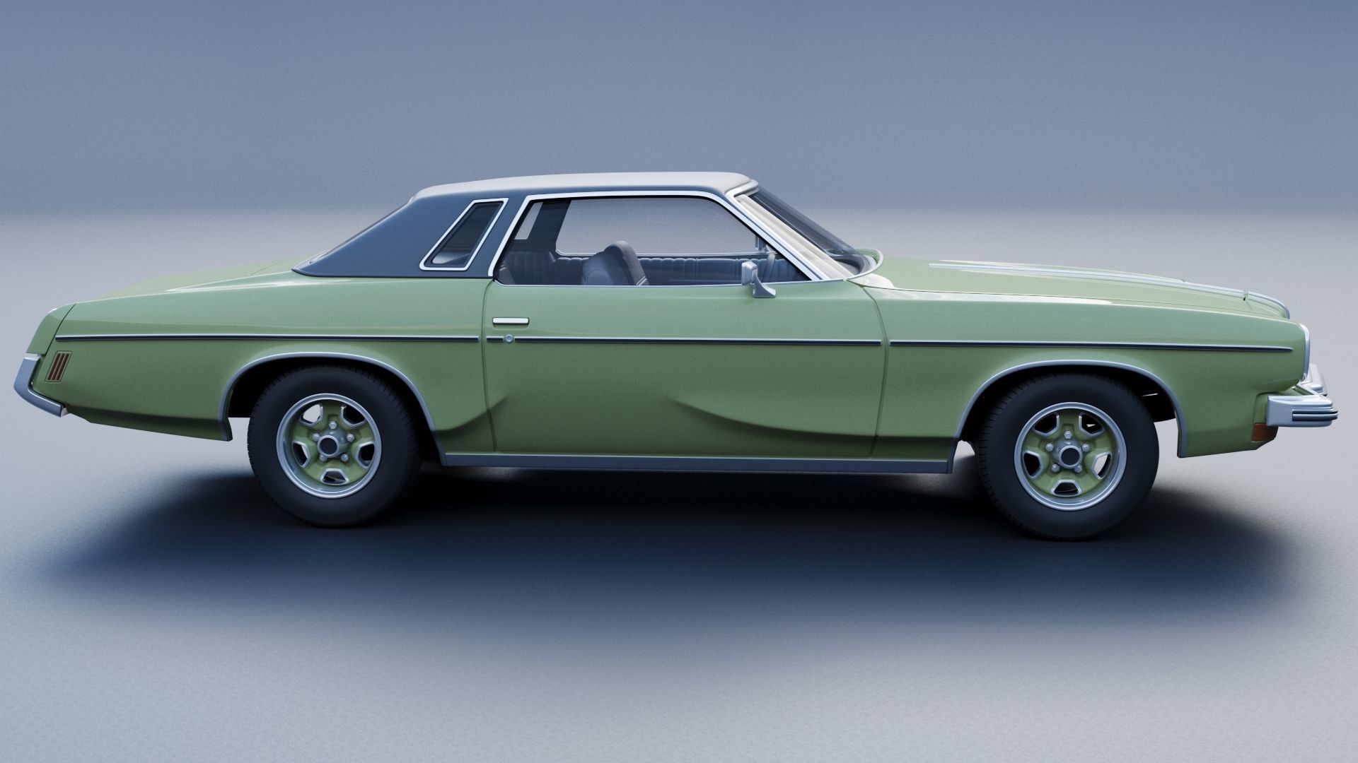 Oldsmobile Cutlass Supreme 1973  3D print model_7
