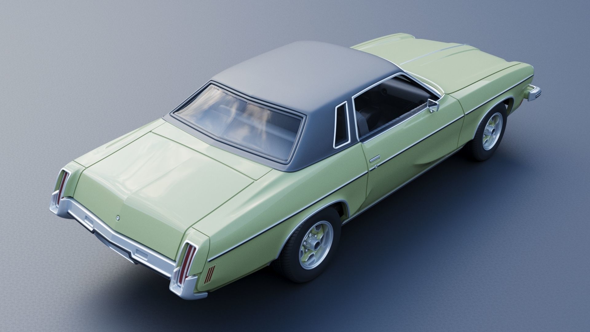 Oldsmobile Cutlass Supreme 1973  3D print model_6