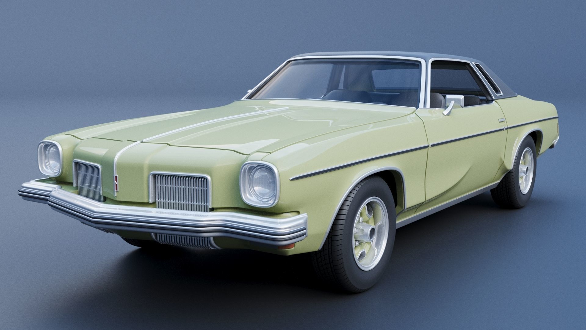 Oldsmobile Cutlass Supreme 1973  3D print model_2