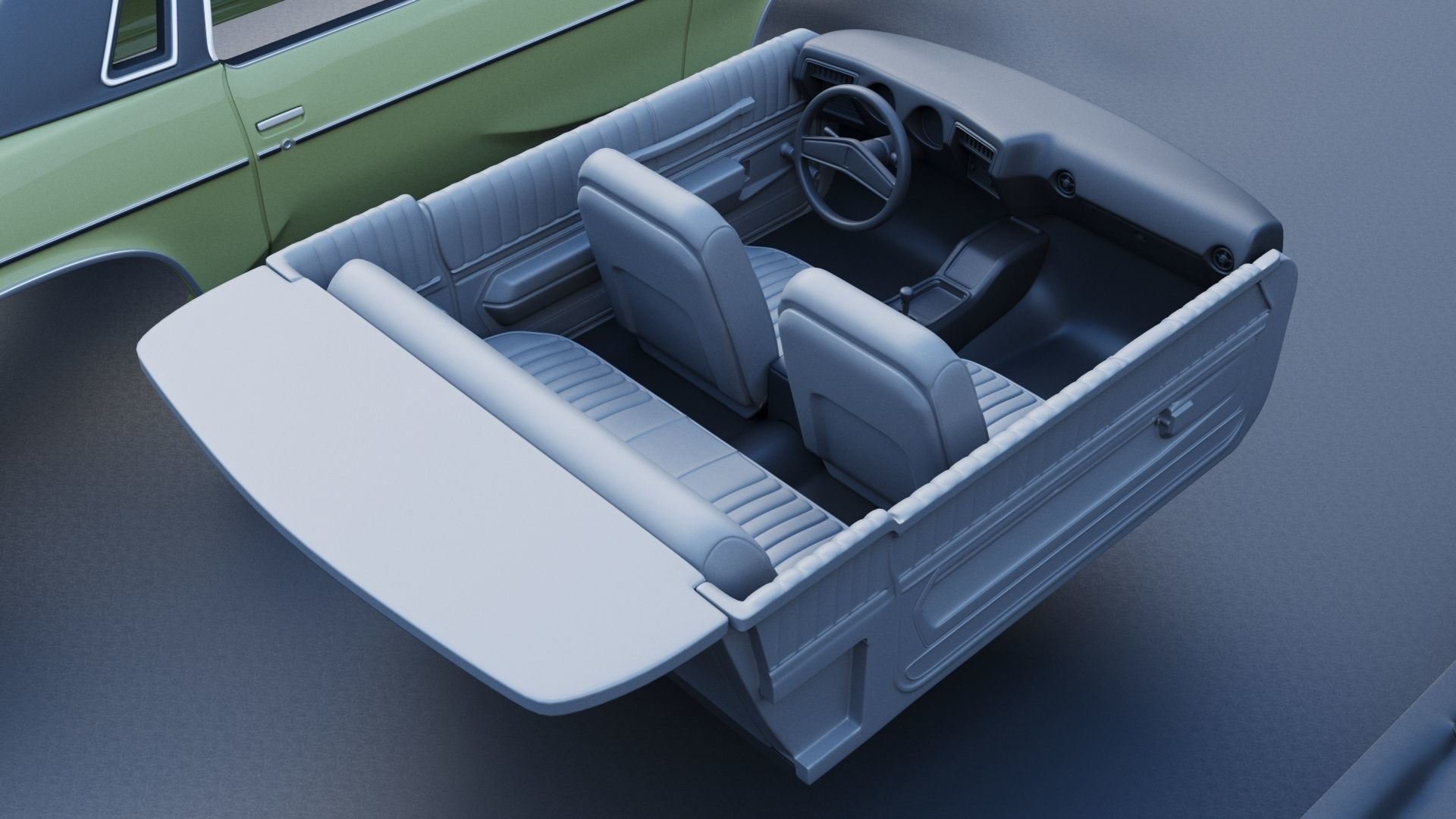 Oldsmobile Cutlass Supreme 1973  3D print model_20