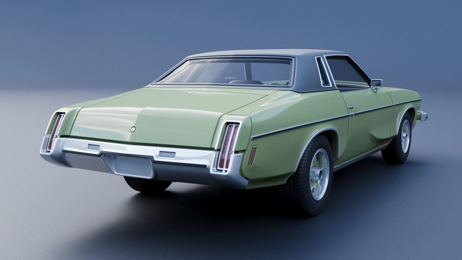 Oldsmobile Cutlass Supreme 1973  3D print model_5