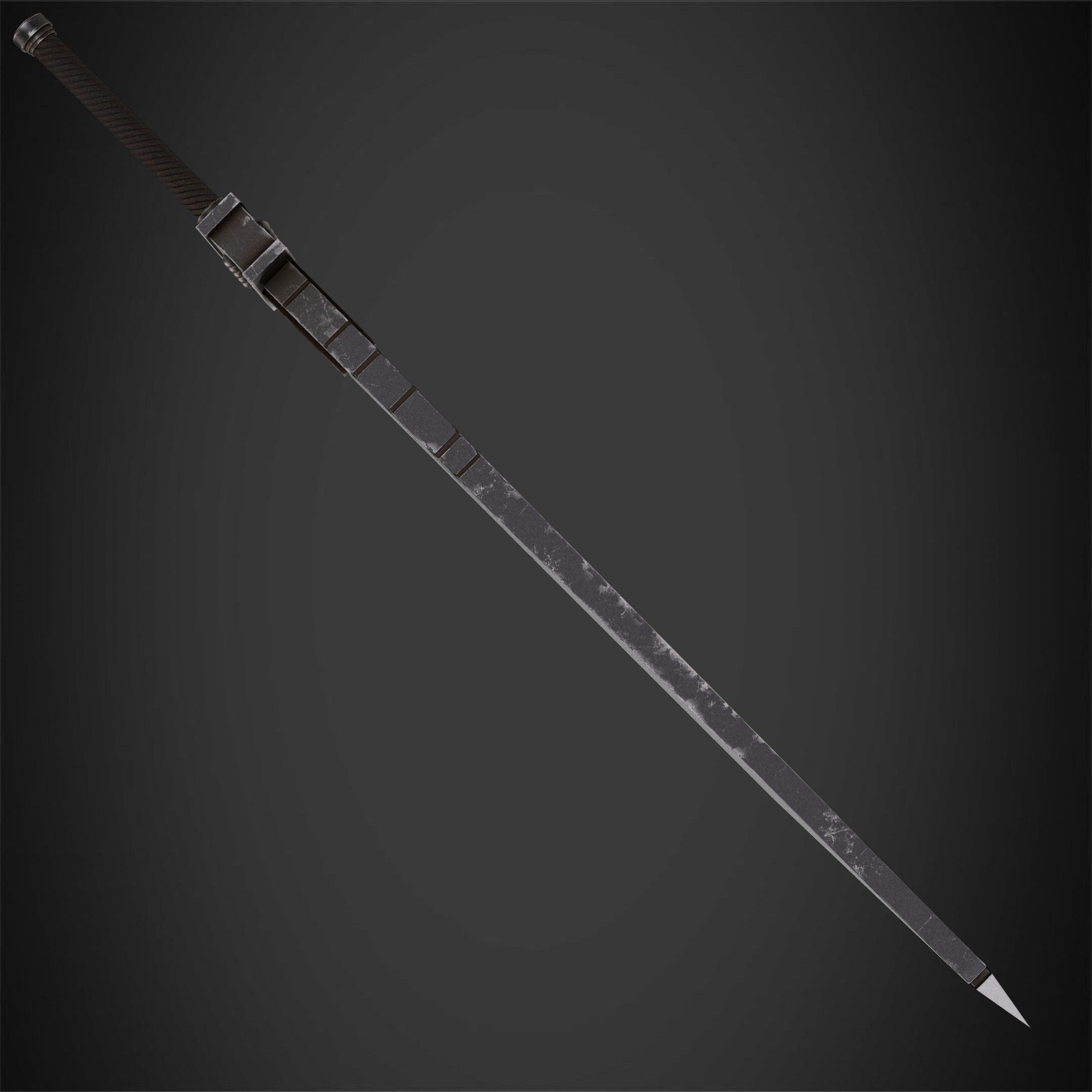 Final Fantasy VII Cloud Buster Sword for Cosplay 3D print model_4