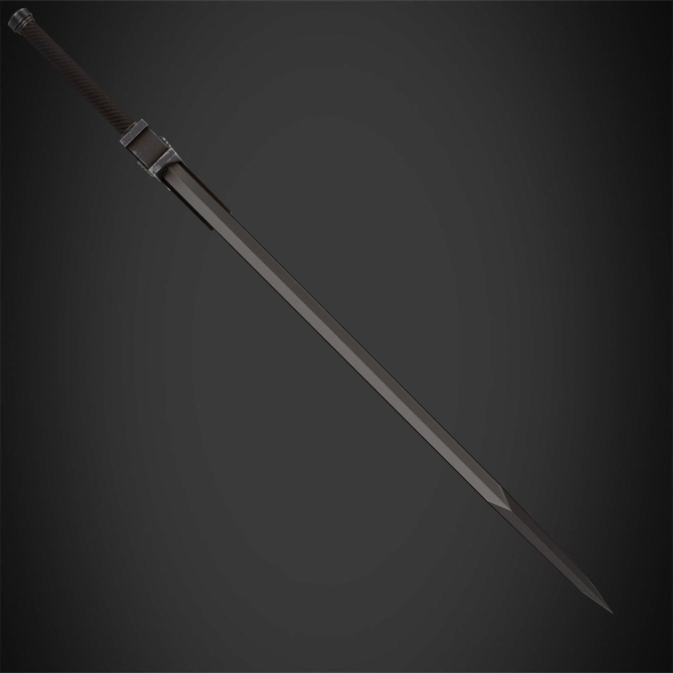 Final Fantasy VII Cloud Buster Sword for Cosplay 3D print model_8