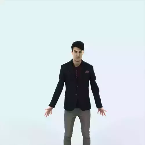 Prime F Animated Rigged Casual Man