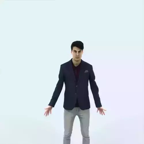 Prime E Animated Rigged Casual Man