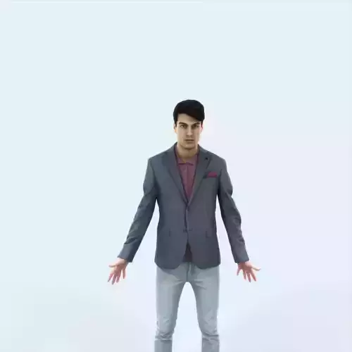 Prime D Animated Rigged Casual Man
