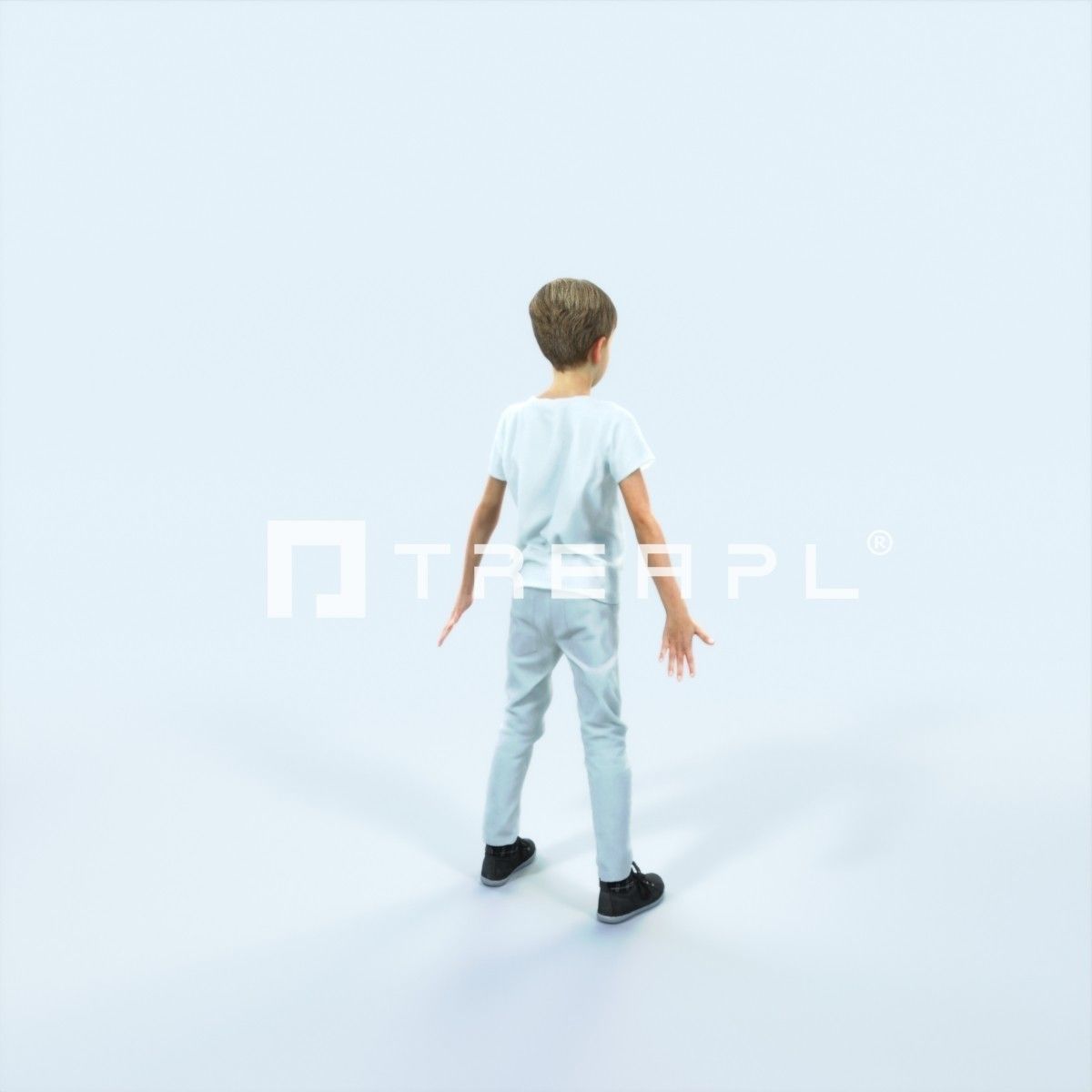 Story 01M Animated Rigged Casual Boy Low-poly 3D model_3