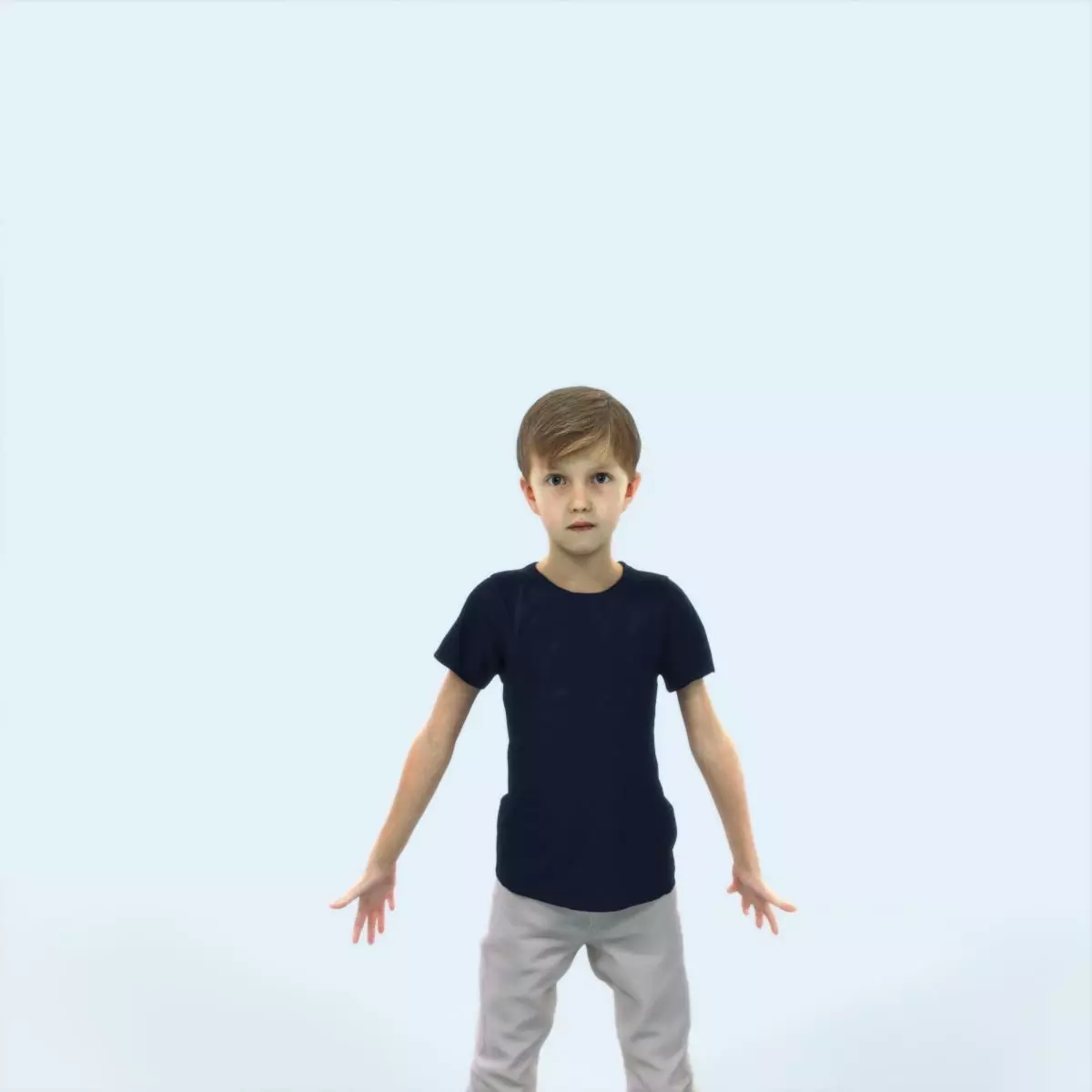 Story 01I Animated Rigged Casual Boy Low-poly 3D model_0