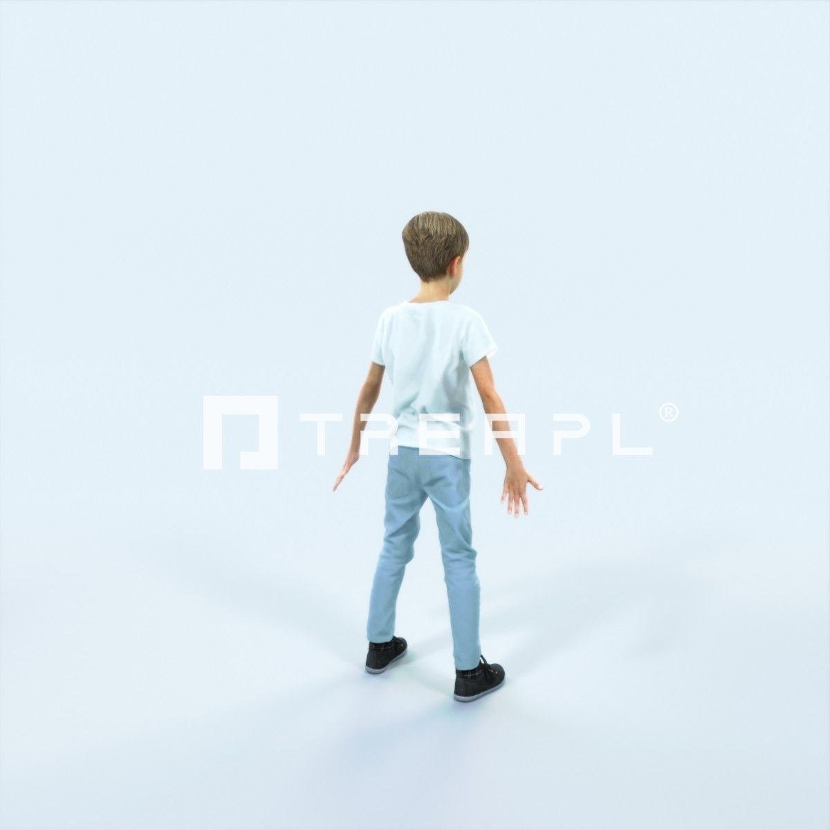 Story 01H Animated Rigged Casual Boy Low-poly 3D model_3