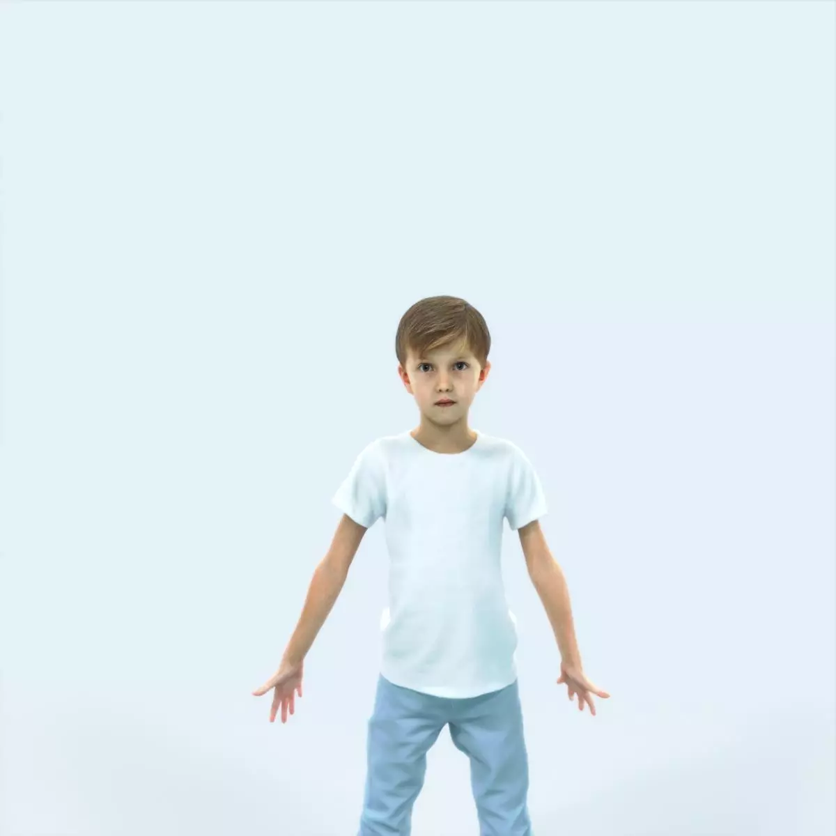 Story 01H Animated Rigged Casual Boy Low-poly 3D model_0