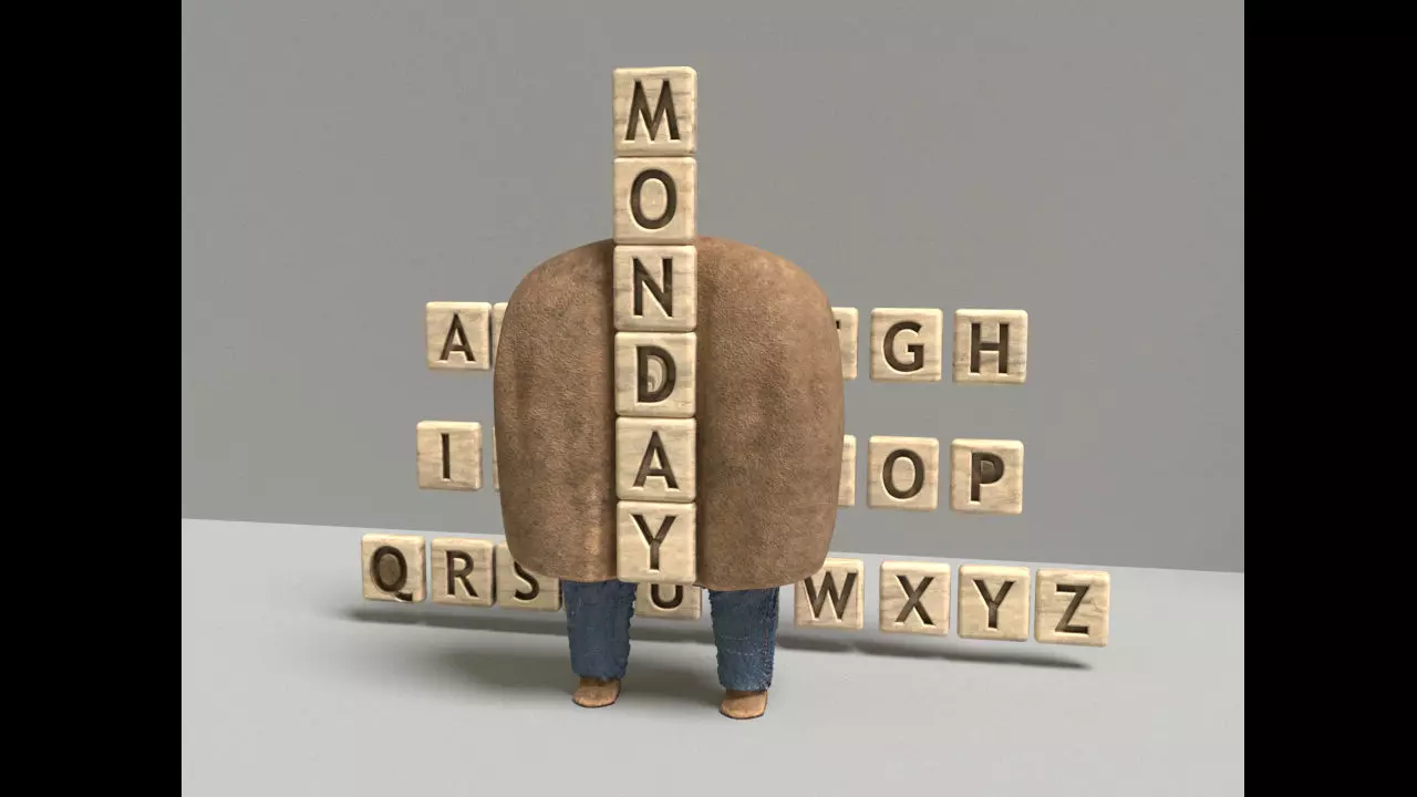 Alphabet 3D model_0
