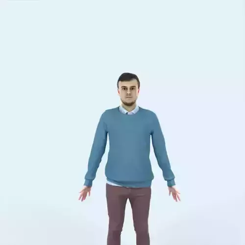 Veracity J Animated Rigged Casual Man