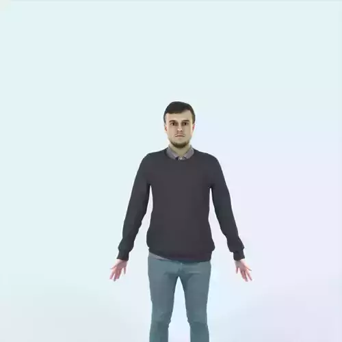 Veracity I Animated Rigged Casual Man