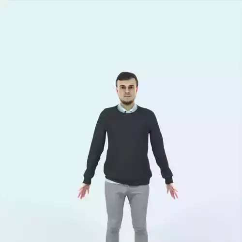 Veracity H Animated Rigged Casual Man